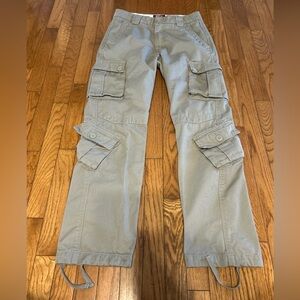 Match Matchstick Union Workwear Cargo Pants M 30/ 31 Olive Green Pockets